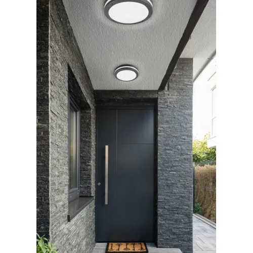 Trio Piave anracit-fehér LED kültéri fali/mennyezeti lámpa lámpa (TRI-676960142) LED 1 izzós IP54