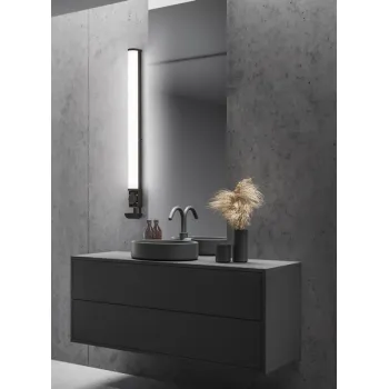 Trio Piera fekete-fehér fürdőszobai LED tükörvilágítás (TRI-284077932) LED 1 izzós IP44