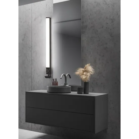 Trio Piera fekete-fehér fürdőszobai LED tükörvilágítás (TRI-284077932) LED 1 izzós IP44