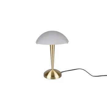 Trio Pilz II sárgaréz-fehér asztali lámpa (TRI-R59261008) E14 1 izzós IP20 Trio Pilz II sárgaréz-fehér asztali lámpa (TRI-R59261008) E14 1 izzós IP20