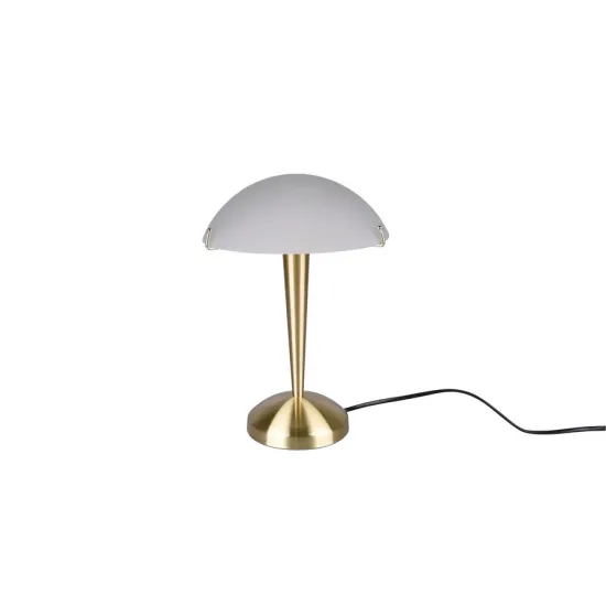 Trio Pilz II sárgaréz-fehér asztali lámpa (TRI-R59261008) E14 1 izzós IP20 Trio Pilz II sárgaréz-fehér asztali lámpa (TRI-R59261008) E14 1 izzós IP20