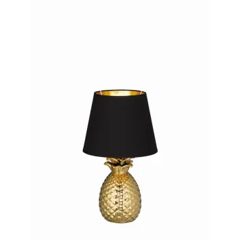 Trio Pineapple arany-fekete asztali lámpa (TRI-R50421079) E14 1 izzós IP20