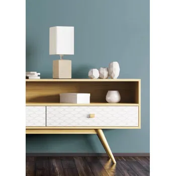 Trio Ping antik fehér asztali lámpa (TRI-R50131001) E14 1 izzós IP20