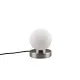 Trio Prinz II matt nikkel-fehér asztali lámpa (TRI-R54011001) E14 1 izzós IP20 Trio Prinz II matt nikkel-fehér asztali lámpa (TRI-R54011001) E14 1 izzós IP20