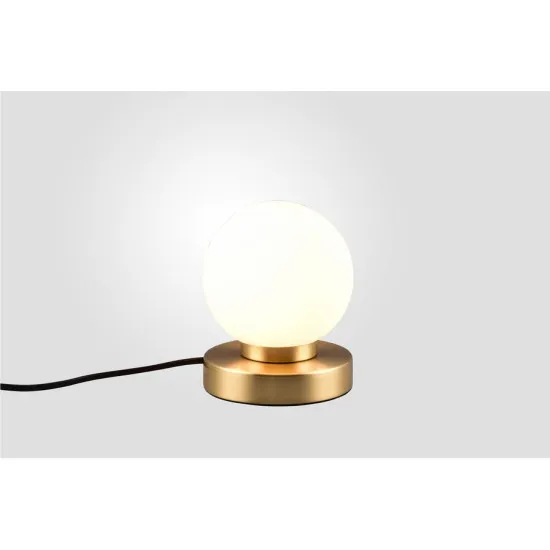 Trio Prinz II sárgaréz-fehér asztali lámpa (TRI-R54011008) E14 1 izzós IP20 Trio Prinz II sárgaréz-fehér asztali lámpa (TRI-R54011008) E14 1 izzós IP20