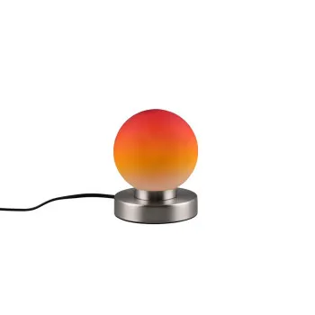 Trio Prinz II matt nikkel-narancs asztali lámpa (TRI-R54011018) E14 1 izzós IP20 Trio Prinz II matt nikkel-narancs asztali lámpa (TRI-R54011018) E14 1 izzós IP20