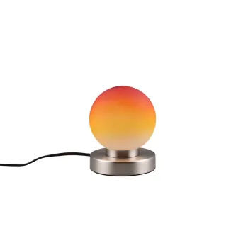 Trio Prinz II matt nikkel-narancs asztali lámpa (TRI-R54011018) E14 1 izzós IP20 Trio Prinz II matt nikkel-narancs asztali lámpa (TRI-R54011018) E14 1 izzós IP20