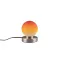 Trio Prinz II matt nikkel-narancs asztali lámpa (TRI-R54011018) E14 1 izzós IP20