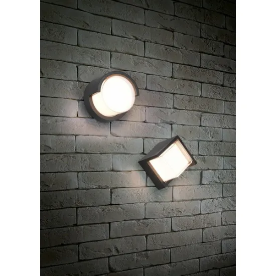 Trio Puno fekete-fehér LED kültéri falikar (TRI-R27026132) LED 1 izzós IP54
