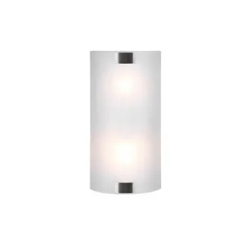 Trio Pura matt nikkel-fehér fali lámpa (TRI-212700207) E27 2 izzós IP20