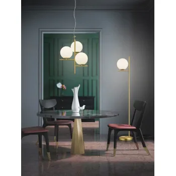 Trio Pure sárgaréz-fehér függesztett lámpa (TRI-302000308) E14 3 izzós IP20 Trio Pure sárgaréz-fehér függesztett lámpa (TRI-302000308) E14 3 izzós IP20