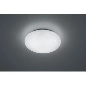 Trio Putz fehér-fekete fürdőszobai LED mennyezeti lámpa (TRI-R62681201) LED 1 izzós IP44 Trio Putz fehér-fekete fürdőszobai LED mennyezeti lámpa (TRI-R62681201) LED 1 izzós IP44