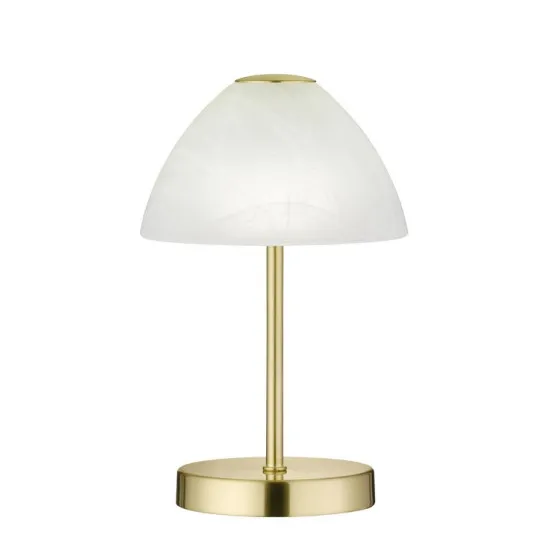 Trio Queen sárgaréz-fehér LED asztali lámpa (TRI-R52021108) LED 1 izzós IP20