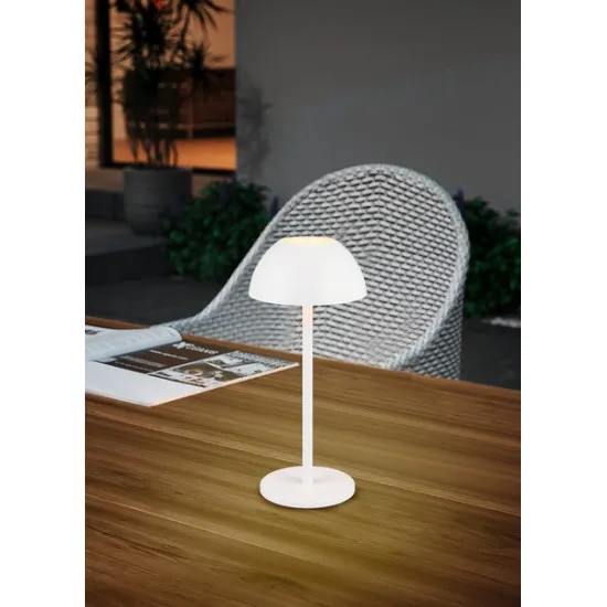 Trio Ricardo fehér LED kültéri asztali lámpa (TRI-R54106131) LED 1 izzós IP54