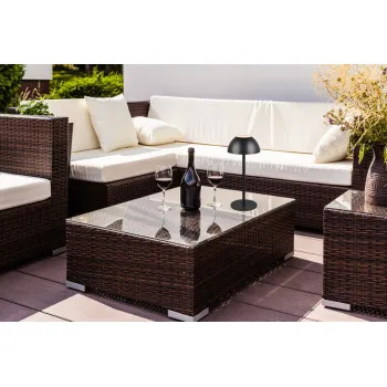 Trio Ricardo fekete LED kültéri asztali lámpa (TRI-R54106132) LED 1 izzós IP54