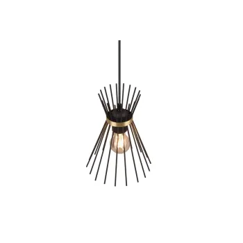 Trio Rod fekete-arany függesztett lámpa (TRI-R31531080) E27 1 izzós IP20