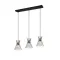 Trio Rod fekete-arany függesztett lámpa (TRI-R31533080) E27 3 izzós IP20