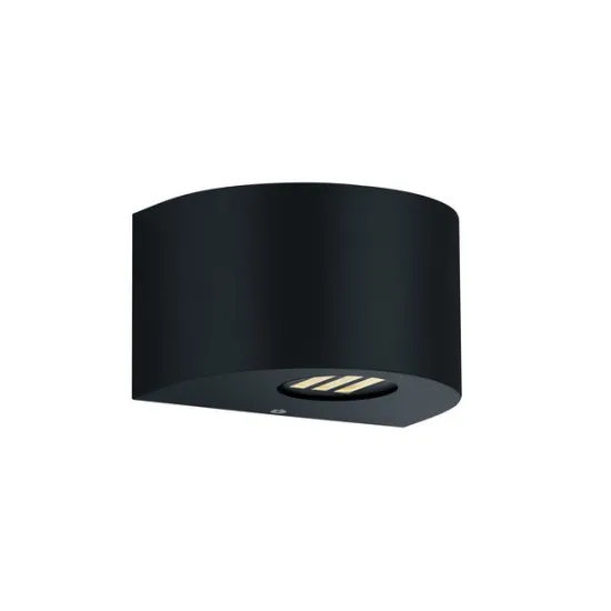 Trio Rosario fekete LED kültéri falikar (TRI-R28232632) LED 2 izzós IP44