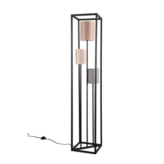 Trio Ross bézs-barna-fekete állólámpa (TRI-403100317) E27 3 izzós IP20