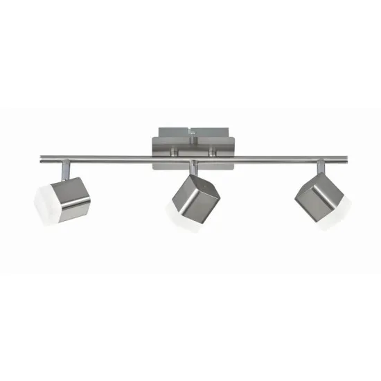 Trio Roubaix matt-nikkel LED mennyezeti spotlámpa (TRI-R82153107) LED 3 izzós IP20