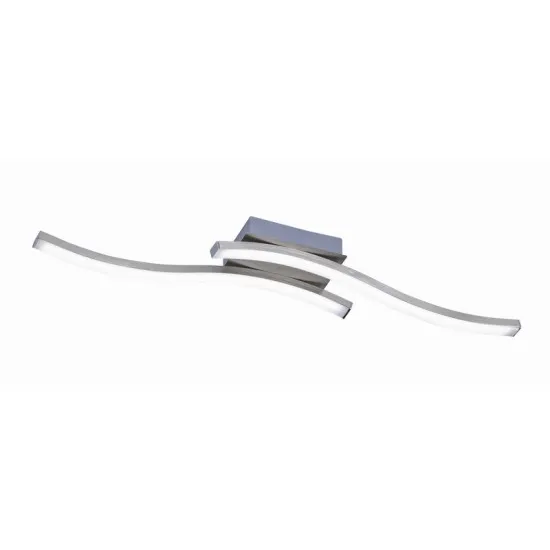 Trio Route matt nikkel LED mennyezeti lámpa (TRI-R62472107) LED 2 izzós IP20