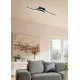 Trio Route fekete LED mennyezeti lámpa (TRI-R62472132) LED 2 izzós IP20