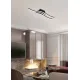 Trio Route fekete LED mennyezeti lámpa (TRI-R62473132) LED 3 izzós IP20