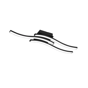 Trio Route fekete LED mennyezeti lámpa (TRI-R62473132) LED 3 izzós IP20 Trio Route fekete LED mennyezeti lámpa (TRI-R62473132) LED 3 izzós IP20