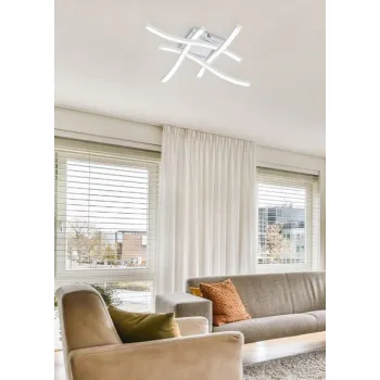 Trio Route fehér LED mennyezeti lámpa (TRI-R62474131) LED 4 izzós IP20 Trio Route fehér LED mennyezeti lámpa (TRI-R62474131) LED 4 izzós IP20