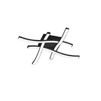 Trio Route fekete LED mennyezeti lámpa (TRI-R62474132) LED 4 izzós IP20 Trio Route fekete LED mennyezeti lámpa (TRI-R62474132) LED 4 izzós IP20