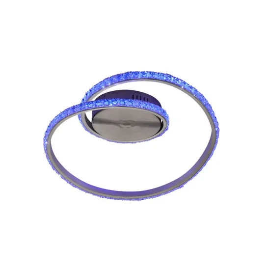 Trio Rubin csiszolt alumínium LED mennyezeti lámpa (TRI-R62021105) LED 1 izzós IP20