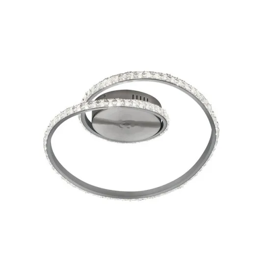 Trio Rubin csiszolt alumínium LED mennyezeti lámpa (TRI-R62021105) LED 1 izzós IP20