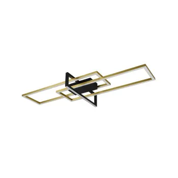 Trio Salinas sárgaréz-fekete LED mennyezeti lámpa (TRI-620310308) LED 1 izzós IP20 Trio Salinas sárgaréz-fekete LED mennyezeti lámpa (TRI-620310308) LED 1 izzós IP20