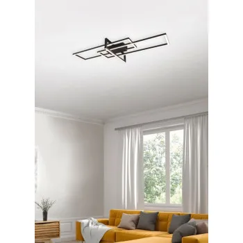 Trio Salinas fekete LED mennyezeti lámpa (TRI-620310332) LED 1 izzós IP20 Trio Salinas fekete LED mennyezeti lámpa (TRI-620310332) LED 1 izzós IP20