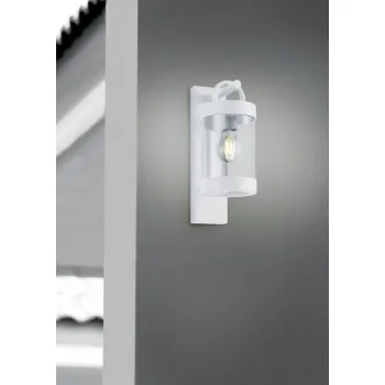 Trio Sambesi fehér-átlátszó kültéri falikar (TRI-204160131) E27 1 izzós IP44