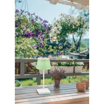 Trio Sanchez fehér LED kültéri asztali lámpa (TRI-R54126131) LED 1 izzós IP44