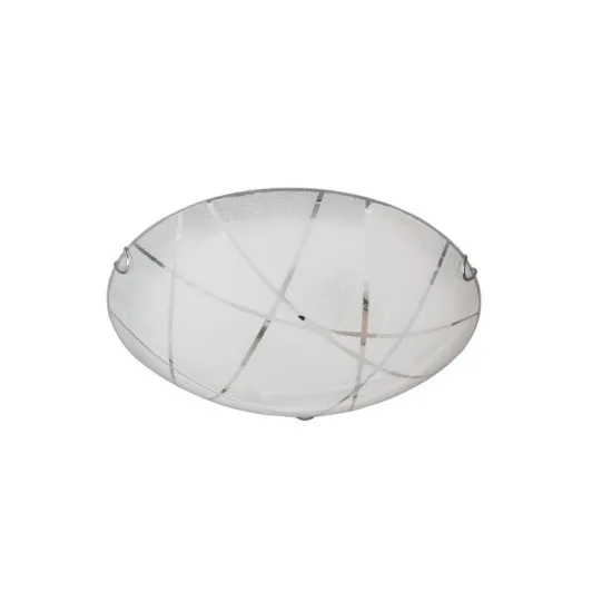 Trio Sandrina fehér-átlátszó mennyezeti lámpa (TRI-601200200) E27 2 izzós IP20