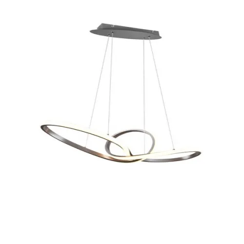 Trio Sansa matt nikkel LED függesztett lámpa (TRI-R32751107) LED 1 izzós IP20