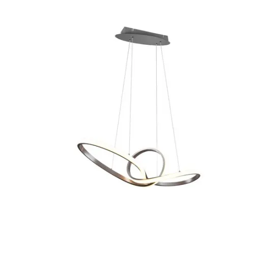 Trio Sansa matt nikkel LED függesztett lámpa (TRI-R32751107) LED 1 izzós IP20