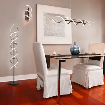 Trio Sequence csiszolt alumínium-fekete LED falikar (TRI-241810205) LED 1 izzós IP20 Trio Sequence csiszolt alumínium-fekete LED falikar (TRI-241810205) LED 1 izzós IP20