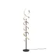 Trio Sequence sárgaréz-fekete LED állólámpa (TRI-441810208) LED 1 izzós IP20