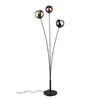 Trio Sheldon fekete-színes állólámpa (TRI-R41303017) E14 3 izzós IP20