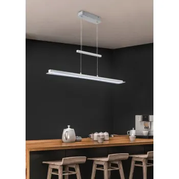 Trio Smash matt nikkel LED függesztett lámpa (TRI-R32421107) LED 1 izzós IP20