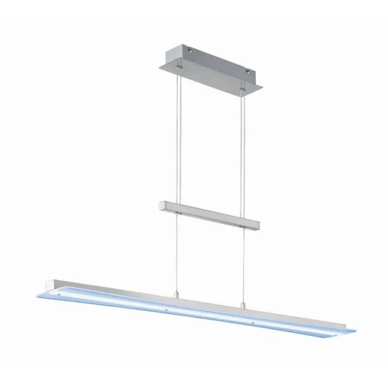 Trio Smash matt nikkel LED függesztett lámpa (TRI-R32421107) LED 1 izzós IP20