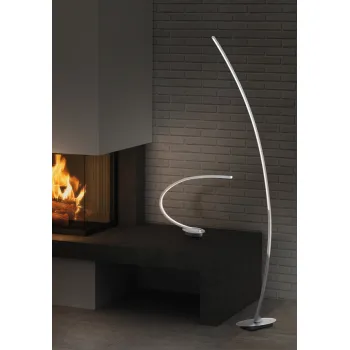 Trio Solo csiszolt alumínium LED állólámpa (TRI-R42791105) LED 1 izzós IP20 Trio Solo csiszolt alumínium LED állólámpa (TRI-R42791105) LED 1 izzós IP20