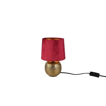 Trio Sophia arany-piros asztali lámpa (TRI-R50821010) E14 1 izzós IP20