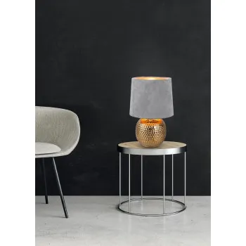 Trio Sophia arany-szürke asztali lámpa (TRI-R50821011) E14 1 izzós IP20