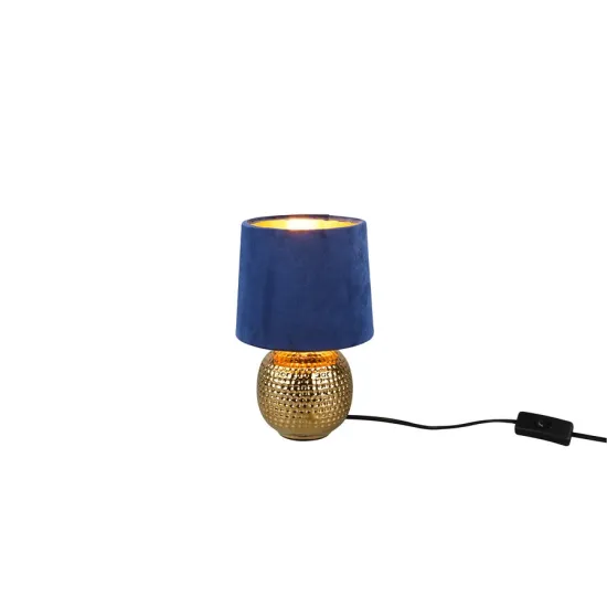 Trio Sophia arany-kék asztali lámpa (TRI-R50821012) E14 1 izzós IP20