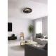 Trio Sortland fekete LED mennyezeti ventilátoros lámpa (TRI-R67393132) LED 1 izzós IP20