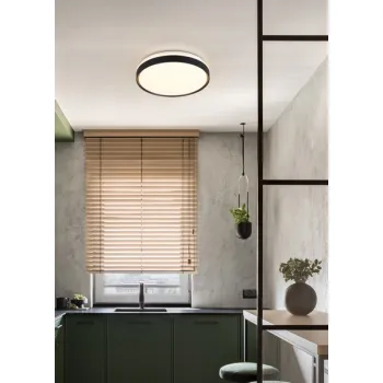 Trio Spacy fekete LED mennyezeti lámpa (TRI-R64851132) LED 1 izzós IP20 Trio Spacy fekete LED mennyezeti lámpa (TRI-R64851132) LED 1 izzós IP20